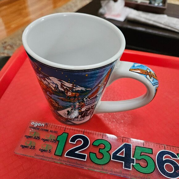 vintage artic circle coffee mug Alaska luxury train - Picture 9 of 9